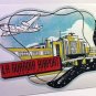 La Guardia Airport NY Vintage Style Travel Decal / Vinyl Sticker, Luggage Label