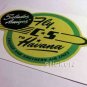 CS Airlines Havana Vintage Style Travel Decal / Vinyl Sticker, Luggage Label