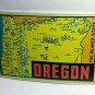 Oregon Vintage Style Travel Decal / Vinyl Sticker, Luggage Label