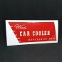 Montgomery Ward Car Cooler Sticker, Wards Swamp Cooler Decal
