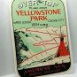 YELLOWSTONE PARK Scenic Highway Vintage Style Travel Decal, Vinyl STICKER, Label