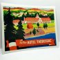 Hotel Tadoussac Quebec Canada Vintage Style Travel Decal, Vinyl Luggage Sticker