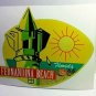 Fernandina Beach Florida Vintage Style Travel Decal / Vinyl Sticker