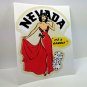 NEVADA Pinup Vintage Style Travel Decal / Vinyl Sticker, Luggage Label