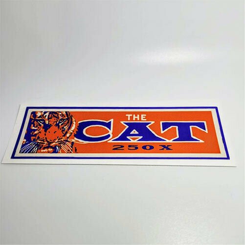 HPE CAT 250X Mini Bike Handlebars DECAL | Vinyl Minibike STICKER