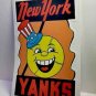 New York Yankees Vintage Style Travel Decal / Vinyl Sticker, Luggage Label