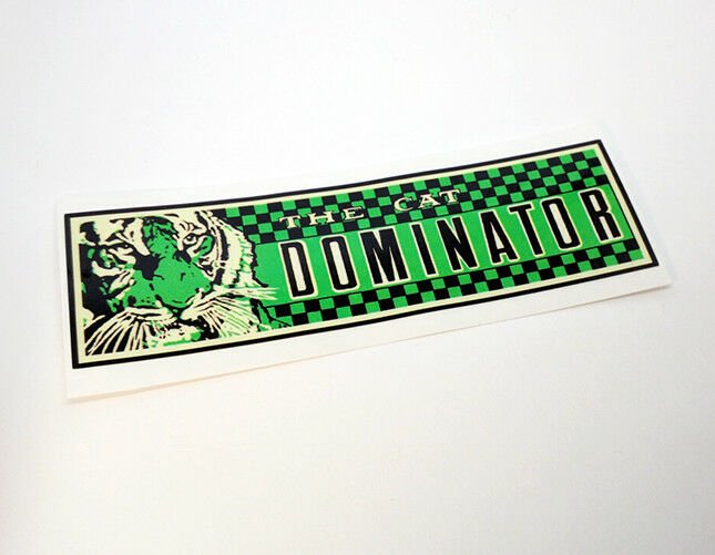 HPE CAT DOMINATOR Mini Bike Handlebars DECAL | Vinyl Minibike STICKER