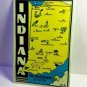 Indiana Hoosier State Vintage Style Travel Decal / Vinyl Sticker, Luggage Label
