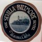 Cuba Biltmore Hotel Vintage Style Travel Decal / Vinyl Sticker, Luggage Label
