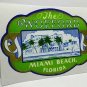 The Wofford Miami Florida Vintage Style Travel Decal / Vinyl Luggage Sticker