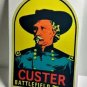 Montana Custer Vintage Style Travel Decal / Vinyl Sticker, Luggage Label