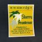 Sherry Frontenac Hotel Miami Vintage Style Travel Decal, Vinyl Luggage Sticker