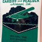Cardiff and Peacock Airlines Vintage Style Travel Decal / Vinyl Sticker, Label