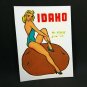 Idaho Vintage Style pinup DECAL, Vinyl pin up STICKER