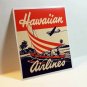 Hawaiian Airlines Vintage Style Decal / Vinyl Sticker, Luggage Label
