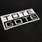 TOTE GOTE Mini Bike Fork Plate DECAL | Vinyl Minibike STICKER, goat