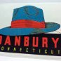 Danbury Connecticut Vintage Style Travel Decal / Vinyl Sticker, Luggage Label