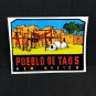 Pueblo De Taos New Mexico Travel Decal / Vintage Style Vinyl Sticker