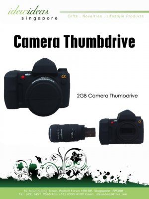 Camera flash drive