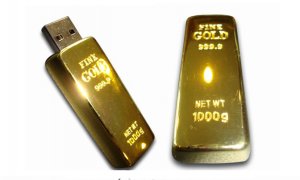 Gold Bar USB Flash Drive