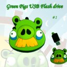 Green pig #1 USB Flash drive