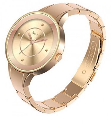 June & Ed Quartz Rose Gold Bracelet Women's Watch W-0001 NEW