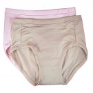 Hanes Premium Women's Panties BRIEFS 2-Pack Tagless Low Rise Briefs sz 5/S