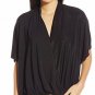 NWT Ella Moss Women's Bella Cross Over Drape Top with Woven Back sz M (8-10)