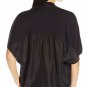 NWT Ella Moss Women's Bella Cross Over Drape Top with Woven Back sz M (8-10)