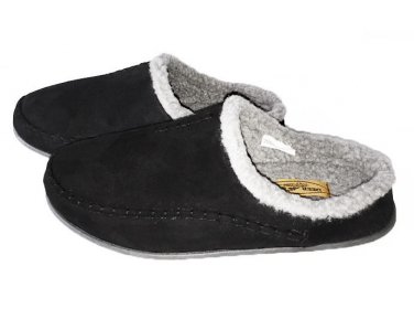 NEW OPEN BOX Deer Stags Men's Nordic Clog Slippers Black sz 9M