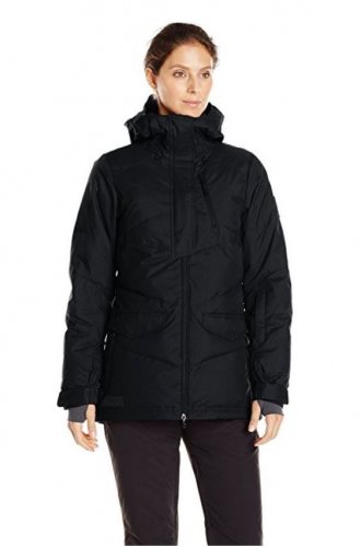 NEW Dakine Women's Lorimer Down Jacket sz M Black Minor Defect