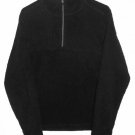 Foot Locker Mens Size S Black Fleece 1/4 Zip Pullover Fleece Jacket Shirt