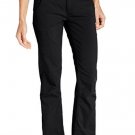 NWT prAna Women's Tall Inseam HALLE Pants sz 6 Black 35" Inseam