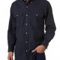 NWT Backpacker Men's Solid Navy Blue Heavyweight Shirt 100% Cotton, Sizes 2XL