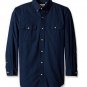 NWT Backpacker Men's Solid Navy Blue Heavyweight Shirt 100% Cotton, Sizes 2XL
