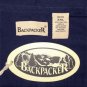 NWT Backpacker Men's Solid Navy Blue Heavyweight Shirt 100% Cotton, Sizes 2XL