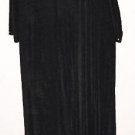 NWT Slinky Brand Black Cold-Shoulder Dress Plus Sz 1X Asymmetrical Hem