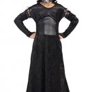 HARRY POTTER BELLATRIX Dress w/Hood, Cummerband, Mask Defect sz S (4-6)