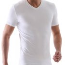 NIP David Archy Men's 3 Pack Micro Modal Slim Fit V-Neck T-Shirts sz Large $69