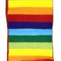 NWT Wrapables Rainbow Ruffle Toddler Leggings - Red Fits Approx. 3.5' Height