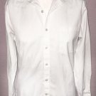Michael Kors Men's 16 34/35 White L/S Textured White 100% Cotton Dress Shirt
