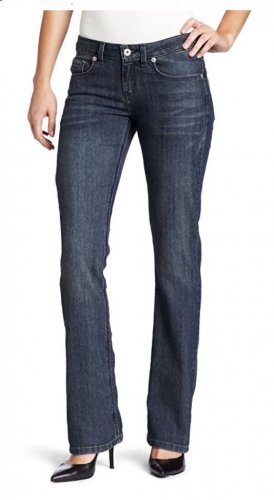 NWT Dickies Women's Slim Bootcut Jeans sz 10 R Antique Dark Indigo