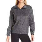 NWT Lucy Cloud Breaker Jacket Black/White Flash Print sz Small Windbreaker