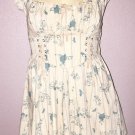Disney Hot Topic Cinderella Dress Tan & Blue Corset Peasant Cosplay sz XL (Jr)