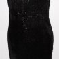 Marina Plus-Size Sequined Velvet Dress w/ Surplice Front and "V" Back sz 14W