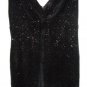 Marina Plus-Size Sequined Velvet Dress w/ Surplice Front and "V" Back sz 14W