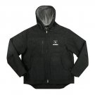 NWT NFL Trailblazer Black Canvas Fleece Lined Hooded Jacket sz 4XL Raiders