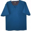 Carhartt Mens Ripstop Utility Scrub Top V Neck Short Sleeves sz M Caribbean Blue