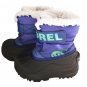 Sorel Snow Commander Childrens Winter Boots sz 9 Purple & Charcoal Girls Boys