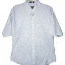 Kirkland Signature Non-Iron Extra Long Staple Cotton Short Sleeve Shirt sz XL